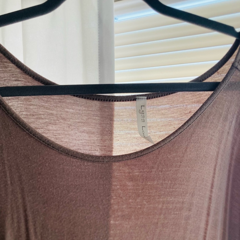Tan Tunic Dress - Picture 2 of 4